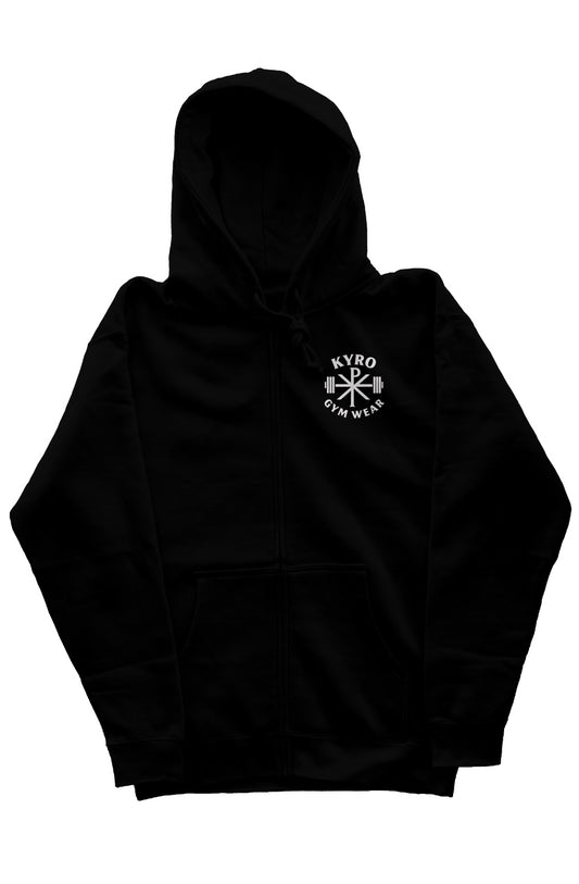 Zip Heavyweight Hoodie - Black